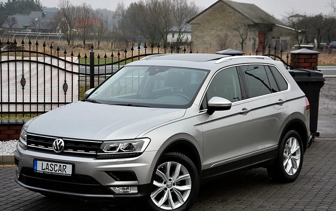 Volkswagen Tiguan cena 85900 przebieg: 182000, rok produkcji 2016 z Radymno małe 466